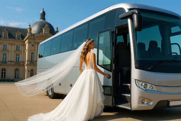 Navette pour mariage et Location de bus mariage en Europe
