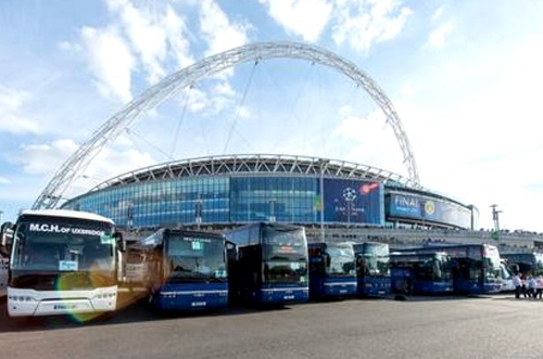 Coach hire prices and minibus with driver prices for sporting events